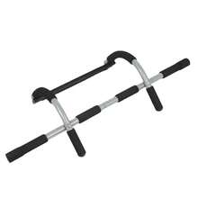 Pull Up Bar For Doorway  Thickened Steel Max Limit 440 Lbs Upper Body Fitness Workout Bar - Black - View 1