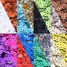 20g/Paket Payet PVC Bulat 4mm - Sekitar 3500 buah Payet Holografik, Cocok untuk Jahit DIY, Bordir, Kerajinan Tangan, Pakaian, Aksesoris, Pertunjukan Panggung, Dekorasi Pesta Festival - MultiWarna - View 5