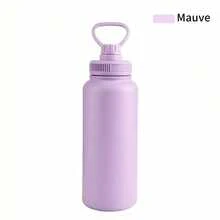 1pc 32oz Stainless Steel Insulated Water Bottle, Perfect For Sports And Outdoor Activities, Christmas And Halloween Holiday Gifts - 彩色 - 查看 7