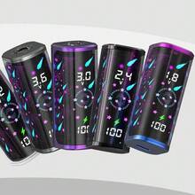 1个便携式510螺纹电池盒，400mAh，带USB-C充电端口，电压可调，兼容加热线圈工具