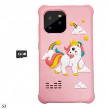 Unicorn Children's Touchscreen Phone, With 2.8-Inch Wings, Built-In Educational Games, An Ideal Birthday, Christmas Surprise Gift For Preschoolers, Also A Great Birthday Gift For Girls, Suitable For Christmas, Halloween And Children's Birthdays, Perfect Holiday Gift (32GB Storage Card Included)