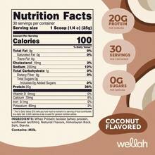 Wellah Protein Your Whey (30 Servings, Vanilla) - Whey Protein Isolate Protein - Flavor NameA - View 2
