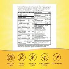 Nature's Way Alive! Prenatal Premium Gummy Multivitamin, High Potency Folate, Plant-Based DHA, Vegetarian, Strawberry And Lemon Flavored, 75 Gummies - 白色的 - 查看 4