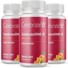 Celebrate Vitamins CelebrateONE 45 Chewables, 45mg Iron - Once Daily Bariatric Multivitamin, Essential Vitamins &Amp; Minerals - Gastric Bypass &Amp; Sleeve Gastrectomy Supplement - Cherry (30 Tablets) - Flavor NameB - 查看 1