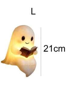 1个书架幽灵装饰夜灯 - LED照明，适用于室内家居装饰和主题房间布置 | 易于放置 - 彩色 - 查看 8