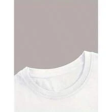 Unisex 100% Short Sleeve T-Shirt - West Choppers Motorcycle Club Graphic Print, Breathable Summer Casual Tee For Men & Women, Machine Washable Round Neck Top For Family Matching & Gifts - trắng - Xem 3