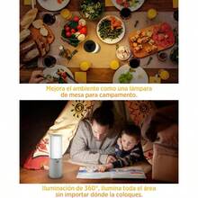 Linterna de camping, luz porttil, 8000 mAh, linterna recargable para emergencias, huracanes, tiendas, cortes de energa AY - ST2303 - AY-ST2303 - Ver 6