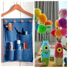 6 件套高品质 100% 腈纶纱线套装，4 层，1.76 盎司/绞，适用于针织和钩编服装、围巾、袜子、帽子、披肩和小型工艺品，秋冬 - 彩色 - 查看 11