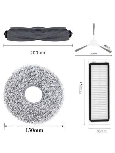 Spare Parts Dreame Bot L10 Prime L10s Pro Accessories Main Side Brush Hepa Filter Mop Cloth Robot Replacement view 2