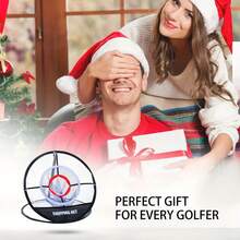 Portable Folding Golf Chipping Net – Pop-Up Training Net For Indoor/Outdoor Swing Practice | Quick-Setup Design With Target Zones | Durable Nylon For Driving, Chipping & Game Improvement - Chipping Net - 查看 8