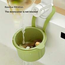 1 pieza Cesta de almacenamiento multifuncional de tipo prensa para fregadero, estante de cocina, cesta de almacenamiento de esponjas y grifos