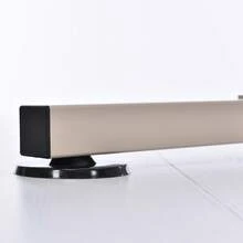 [Ballet Barre Stand/Lesson Barre] 5-Level Height Adjustment (85-105cm), Made Of Natural Wood And Steel, Portable, H-Shaped Legs, Suction Cups, Double Lock, 100kg Weight Capacity, 5cm Diameter, Easy To Grip, Rounded Corners, For Ballet Practice At Home, Beige, Assembly Required. - Beige - View 6