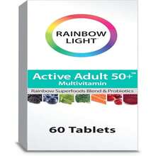 Rainbow Light Adult Multivitamin, Vitamins C &Amp; Zinc, B Complex &Amp; Choline, Calcium &Amp; Vitamin D Supports Bone Health, Energy &Amp; Immune Support, Non-GMO, Vegetarian, 90 Tablets - Flavor NameA - 查看 1