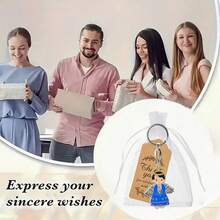 7/16 Pcs - Angel Guardian Keychain Baptismal Party Angel Keychain Gift Unique/Gender Disclosure/First Communion/Wedding Party Guest Keychain Gift, Wedding Gift, Baptismal Gift, Elegant Keychain, Fashion Keychain, Durable Keychain, Keychain Set, Religious Gift, Gift Shopper, Event Organizer
