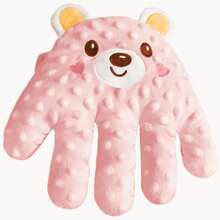 1pc Bear Pattern Infant Calming Hand Pillow, Anti-Startle Pressure Pillow, Baby Hugging Sleep Safety (Random Hand Direction)