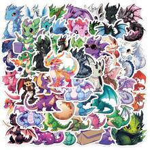 50 pegatinas de dinosaurios, calcomanías autoadhesivas para cuaderno, diario, taza, computadora, teléfono, escritorio, decoración de pared, adecuadas para decoración del hogar y regalos festivos