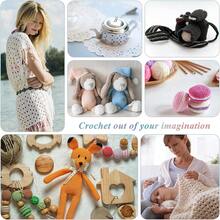 9pcs Crochet Hook Set, Red Crochet Hooks With Soft Grip Handles, Suitable For Beginners And Professionals, Includes Yarn, Knitting Needles, Etc. - Perfect For DIY Crafts, Knitting And Sewing Projects 2.0/2.5/3.0/3.5/4.0/4.5/5.0/5.5/6.0