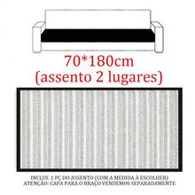 Capa para Sofá Chenille-Padrão Espinha de Peixe, Universal, Antiderrapante, Para Todas as Estações, Sala/Quarto/Escritór