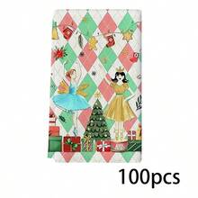 1/1/2 seturi de prosoape de bucătărie în stil Crăciun, cu tematică de spărgător de nuci, cu dimensiunile de 40x60 de centimetri, fabricate din material poliester ultra-moale, imprimate cu șervețele cu tematică de Crăciun și un design de Crăciun fericit. Potrivite pentru mese, restaurante, decorațiuni pentru petreceri și uz zilnic, sunt o alegere ideală pentru decorarea bucătăriei de Crăciun.