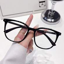 1 par de montura de gafas casuales unisex, de material de policarbonato, de moda para todas las estaciones