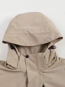 Chaqueta deportiva para mujer, cortavientos para exteriores, chaqueta, cortavientos casual - Albaricoque - Ver 4