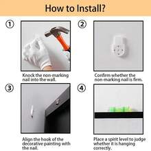 1pc Angel Wings Canvas Art With Floral Accents - Framed, Ready To Hang Wall Decor For Home, Office, Living Room, Bedroom -Pastel Colors, Perfect Holiday Gift, Hanging Decor - 白色 - 查看 8