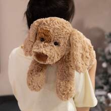 1个逼真毛绒海盗狗玩偶，柔软可爱的小狗玩偶，萌宠毛绒抱枕，儿童玩偶，沙发靠垫，生日/圣诞礼物 - 彩色 - 查看 11