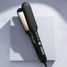 CRASTS 专业直发卷发器带显示屏，两用沙龙发型设计工具，直发器适用于刘海和内卷，无损伤 - 英規插(220-240V) - 查看 12