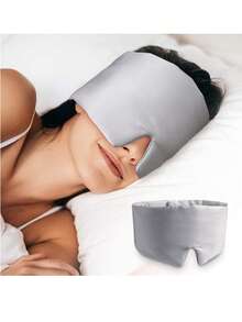 2Pcs Silk Sleep Mask Sleeping Band Eye Cover Blindfold For The Night Sleep Mask For Eyes,Simulation Silk Cool Soft Travel Eye Mask, Long Eye Mask Shade No Pressure On Eyes No Ear Stretching