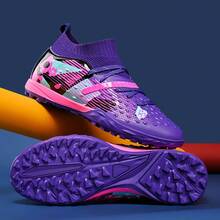 Neue empfohlene Fußballschuhe für Jugendliche für Schule, Studenten, Spiele, Training - Hoher Schaft, Stollen, verschleißfest, rutschfest, starke Traktion, unisex Erwachsene