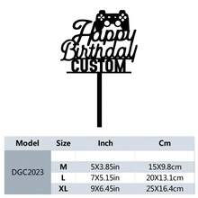 1Pc Cool Sports Car Cake Topper With Customizable Name,Birthday Party Cake Decoration Ideal For Birthday Party Decorations, The Perfect Memento For Families And Friends,Christmas,Boy's Birthday Gift - Black - View 4
