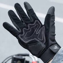 Motorcycle Gloves Men Motorbike Riding Touchscreen Shock-Proof Full Finger L Size - L - Xem 3