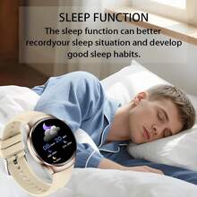 1 件 1.50 英寸高清全触摸屏智能手表，100 多种运动模式、计步器、天气预报、无线通话、消息提醒、远程摄像头、音乐播放器、DIY 壁纸，适合男士、女士、朋友、情侣、长辈作为节日礼物 - 彩色 - 查看 7