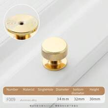 4pcs Cabinet Pull Handles - Brushed Aluminum Metal Handles - Painted Finish, Cabinet Metal Furniture Knobs, Durable Kitchen Cabinet Drawer Pulls, With Screws - Multicolor - View 9