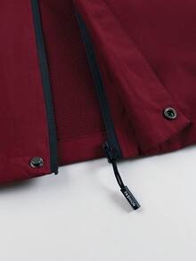 Chaqueta deportiva para mujer, cortavientos para exteriores, chaqueta, cortavientos casual - Rojo - Ver 10