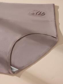 5 st högmidjade damunderkläder, elastiska och andningsbara trosor - Multifärgad - Visa 6