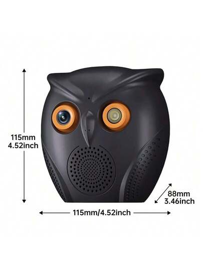 Owl Design WiFi Camera, Full HD Lens, Smart Home Security Camera, Two-Way Audio, Full-Color Night Vision, Motion Detectio, Cloud Storage/TF Card Storage, Home Monitor, Pet Monitor, Suitable For Indoor And Outdoor Use, ICSEE APP view 8