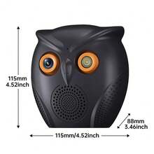 Owl Design WiFi Camera, Full HD Lens, Smart Home Security Camera, Two-Way Audio, Full-Color Night Vision, Motion Detectio, Cloud Storage/TF Card Storage, Home Monitor, Pet Monitor, Suitable For Indoor And Outdoor Use, ICSEE APP