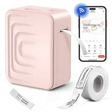 Marklife Label Maker Machine, M1 Portable Handheld Bluetooth Mini Label Printer, Multiple Templates For Smartphone Thermal Small Label Maker Rechargeable Easy To Use For Home Office School, With 12x40mm Label