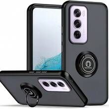 OPPO Reno 12 5G 手机壳，TPU + 硬质 PC 磁吸车载支架保护套 - 黑色 - 查看 1