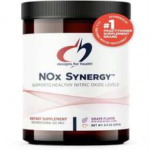 Designs For Health NOx Synergy - Drink Mix Powder To Support Healthy Nitric Oxide Levels - L-Arginine, Creatine, L-Citrulline + More - Pre Workout - Grape Flavor (30 Servings _ 270g) - Tên hương vịA - Xem 1