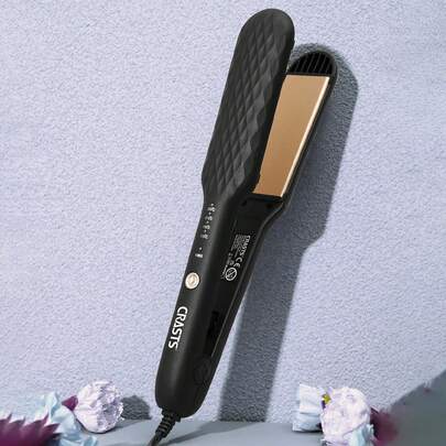  Máy duỗi và uốn tóc chuyên nghiệp CRASTS, dụng cụ tạo kiểu tóc đa năng cho salon, máy duỗi tóc có màn hình hiển thị, máy duỗi tóc không gây hư tổn cho tóc mái và tóc xoăn vào trong