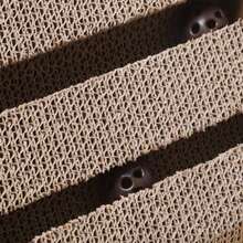 En stock Tabla rascadora para gatos con campana, juguete para gatos con doble ranura en forma de triángulo, almohadilla de cartón corrugado para rascar gatos