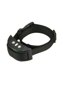 USB Rechargeable Automatic Anti-Bark Dog Collar, Waterproof Anti-Barking Training Collar, Control Collar, Smart Bark Stopper, Pet Supplies, Suitable For Small & Medium Dogs, All Breeds, Black