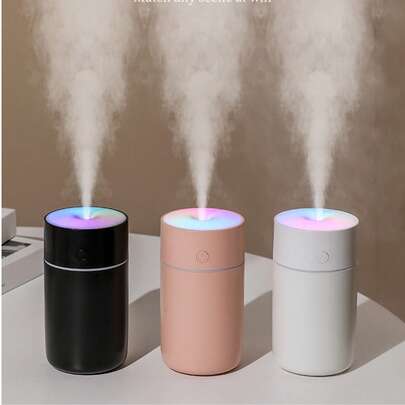 1200mAh Portable Wireless Cool Mist Humidifier, Ultrasonic Aroma Diffuser For Bedroom, Quiet Operation, Compact And Lightweight, Efficient Humidification, Suitable For Office And Home Use
