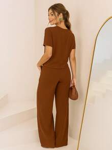 Elegant Premium Women's Tailoring Set - Rỉ Nâu - Xem 2