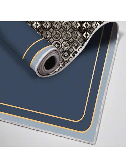 MADE IN TURKEY Pearl Digital Non Slip Printed Turkish Vloerkleed AL4011 Zachte Touch, Washable Tapijt Felt Backing PC's Moderne ative Vloer Mat, Living Room, Bedroom, Kitchen, Hallway Or Entryway Available In Sizes (50x80 40x60, 50x100 50x60, 50x120 40x80, 50x160 60x100 Cm). Quick Drying, Highly Absorbent, Soft, Com Tafel Both Indoor Outdoor view 6