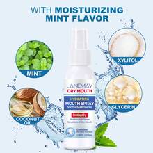 Hydrating Mouth Spray-Moistens And Relieves Symptoms Of Dry Mouth-With A Hint Of Mint-Keep Freshens Breath And Great Tasting-Suitable For Dry Mouth & Bad Breath - 白色 - 查看 7