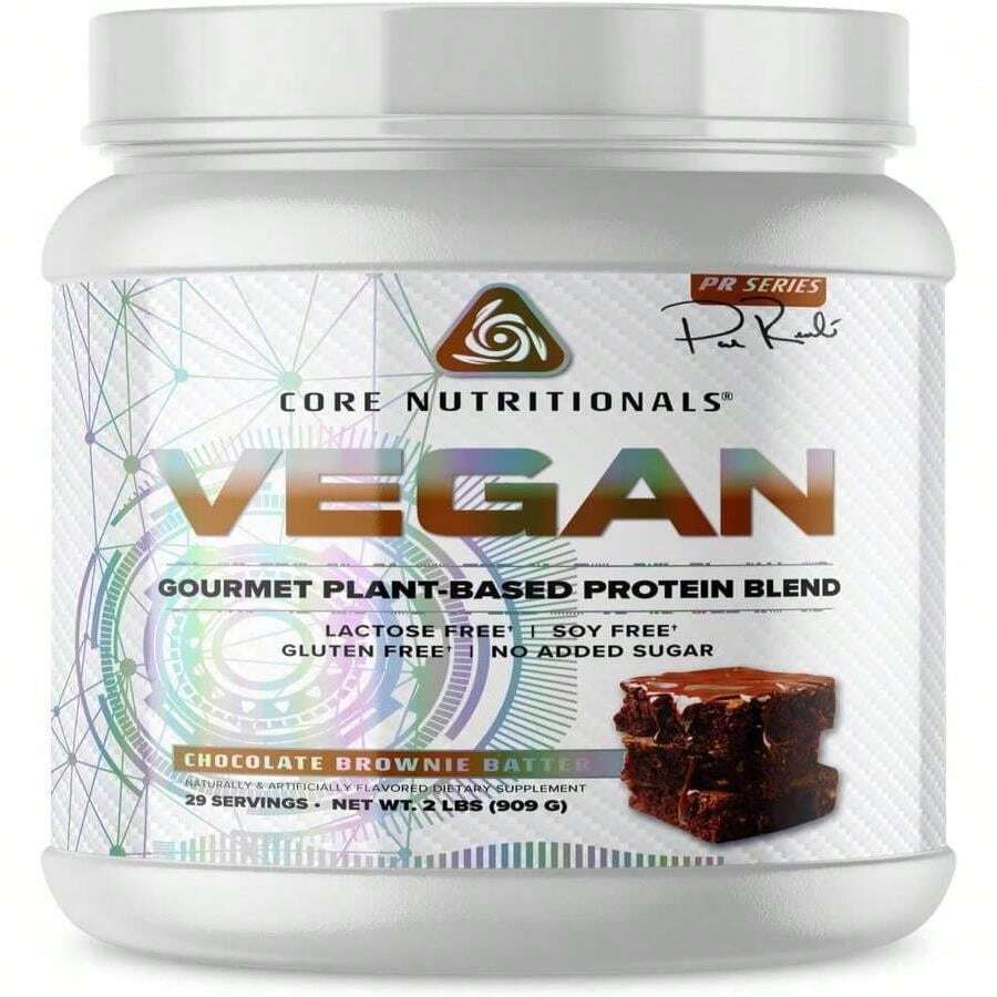 Core Nutritionals Platinum Vegan Gourmet Plant-Based Protein Blend With 21 Grams Of Pea Protein, Lactose, Soy And Gluten Free 29 Servings (Strawberry Cream) - Flavor NameA - 查看 1