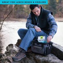 Paquete de Hielo de Alto Rendimiento para loncheras, Bolsas o refrigeradores, Juego de 2 u2013 250 Gramos Cada - 250 gramos cada uno - Ver 4